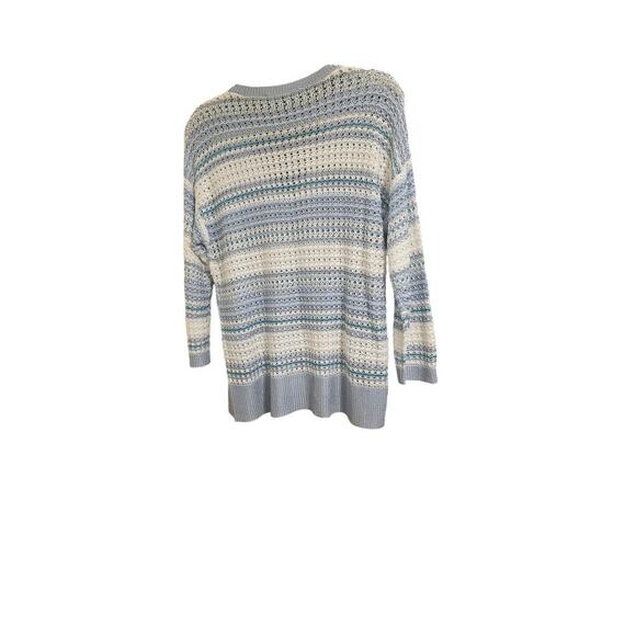 WHBM V-neck stripe pullover - Picture 5 of 5